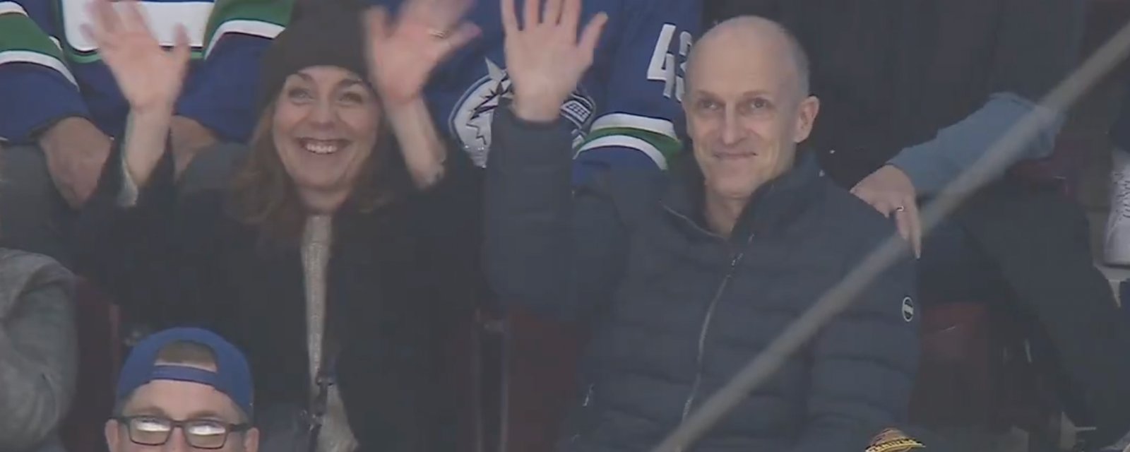 Parents of Canucks rookie Jonathan Lekkerimäki are trending after first NHL goal