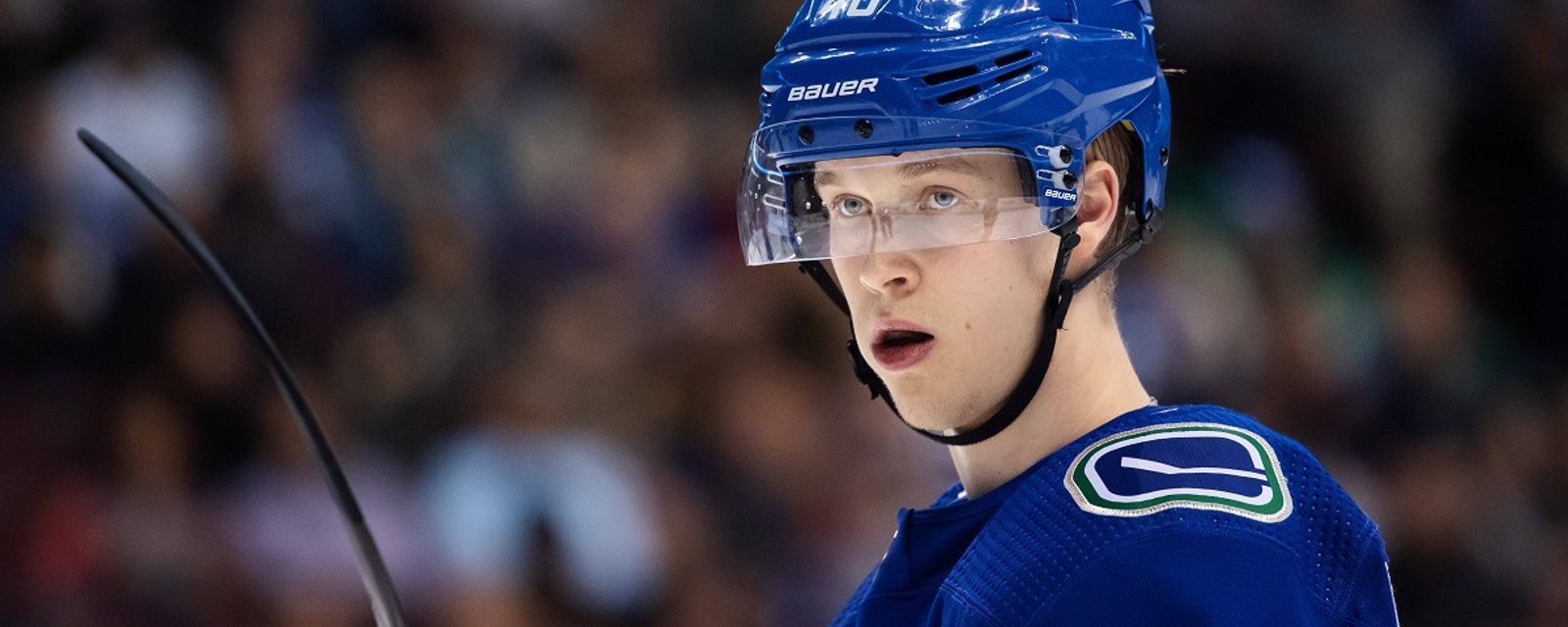 Elias Pettersson receives heated backlash over recent comments.