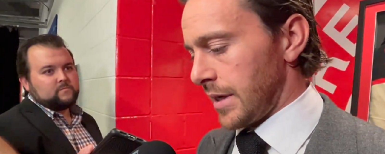 Marchessault makes heartbreaking announcement during jersey retirement.