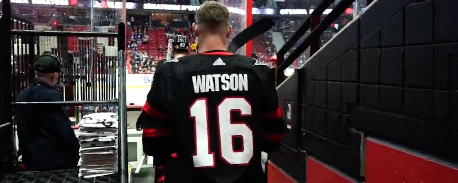 Classy move pulled for Senators’ Austin Watson on special day