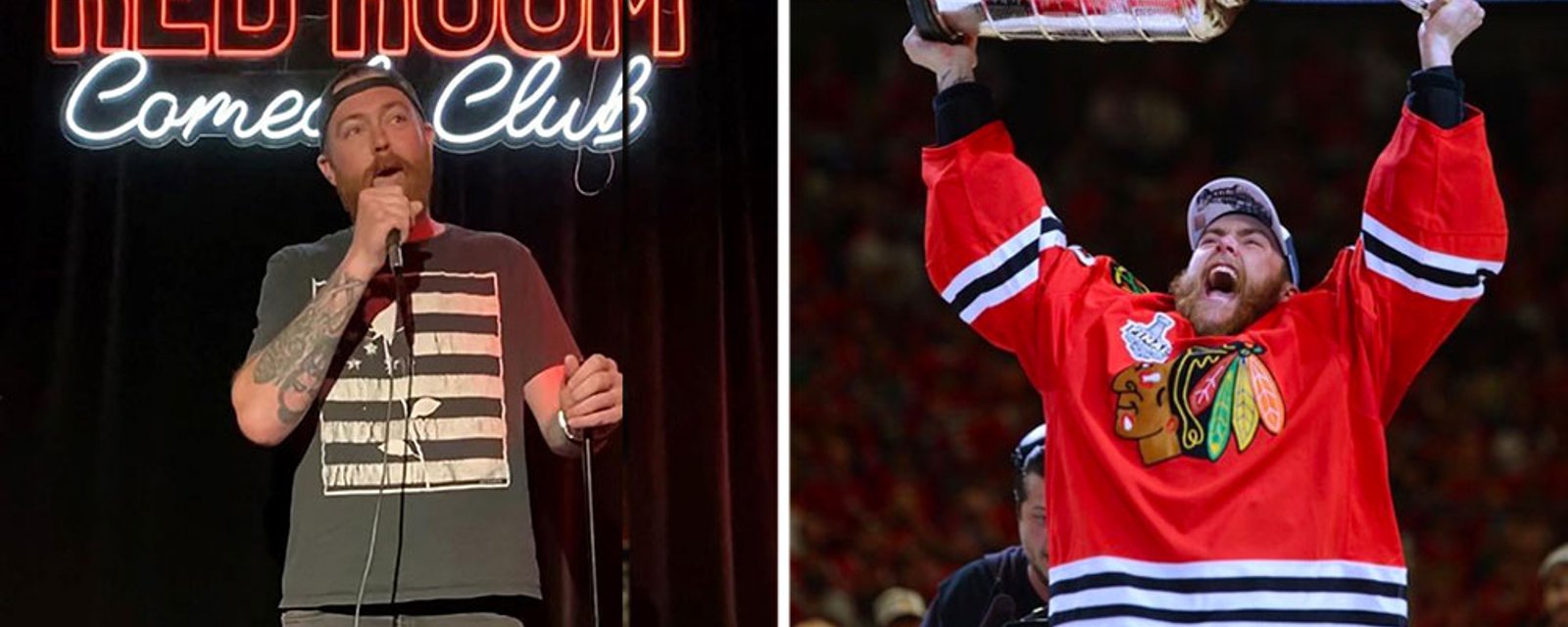 Former Blackhawks and Hurricanes goalie Scott Darling starts a new career as a stand up comedian