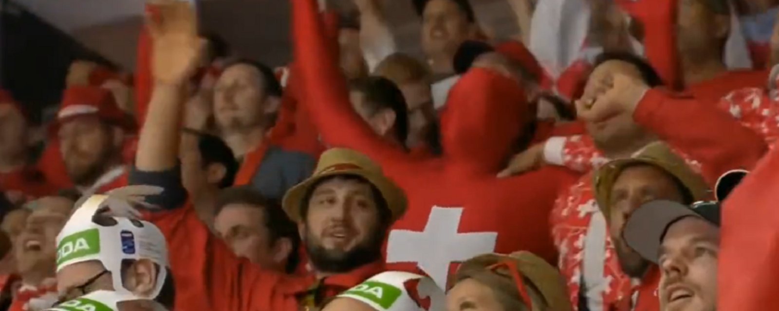 Switzerland upsets Canada at IIHF World Championship.