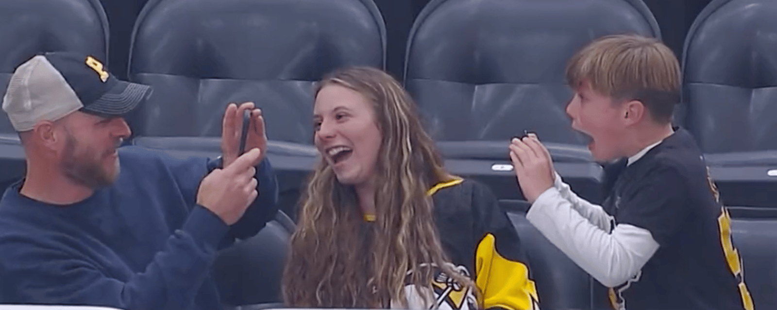 Young fan goes viral for incredible reaction to Sidney Crosby's gesture 