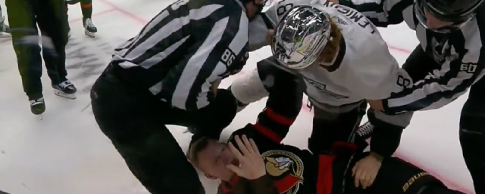 NHL suspends Brendan Lemieux for biting 