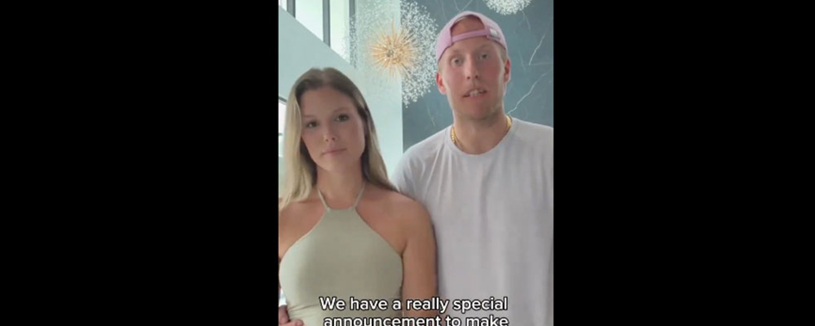 Patrik Laine and his girlfriend make an important announcement on social media