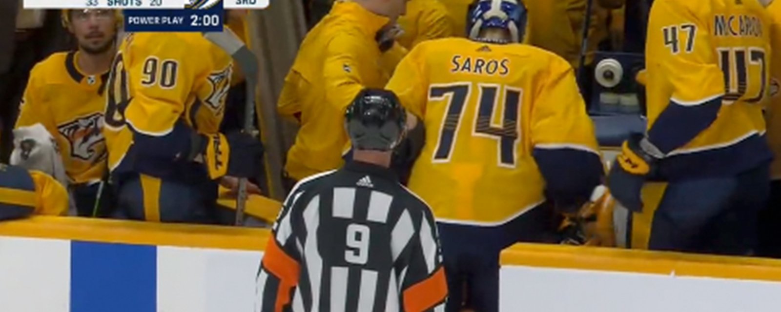 Coach Hynes provide a an update on Saros and Preds fans aren't gonna like it