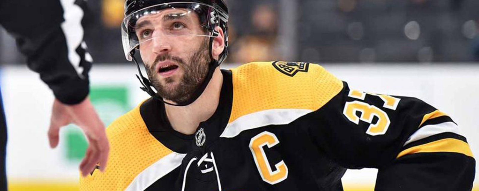 Bruins captain Patrice Bergeron enters COVID-19 protocol 