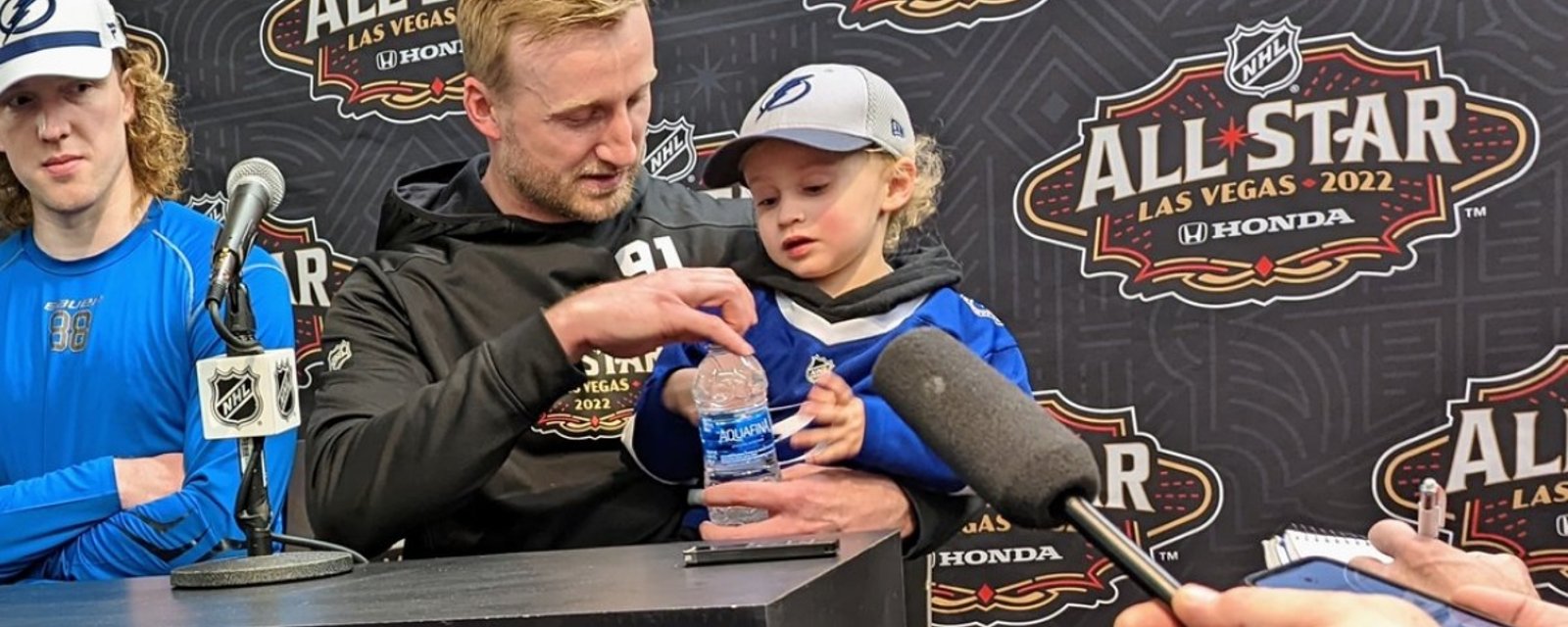 Mini Stamkos steals the show at the All-Star Game.