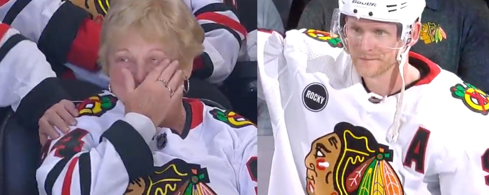 Corey Perry’s mom gets emotional in her son’s return to Tampa Bay