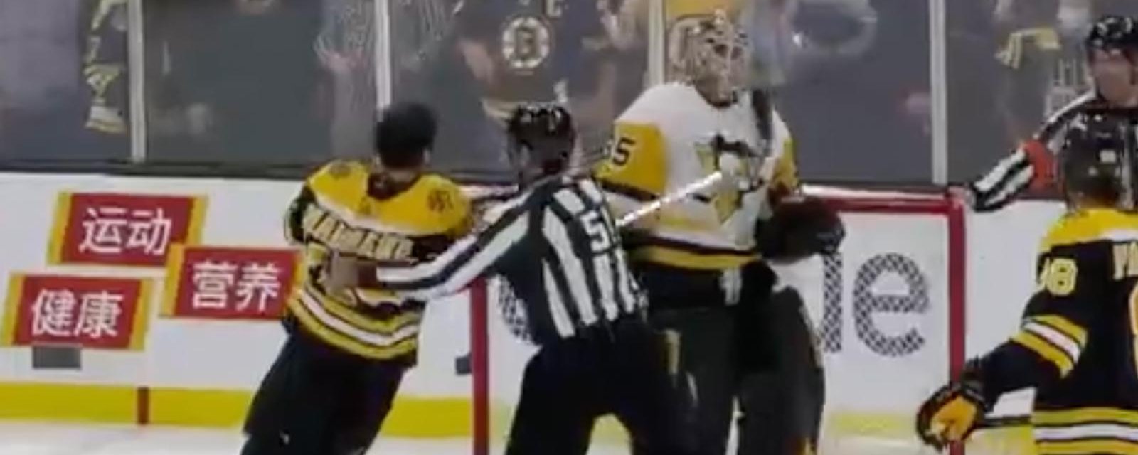 We finally know what Tristan Jarry said to piss off Brad Marchand