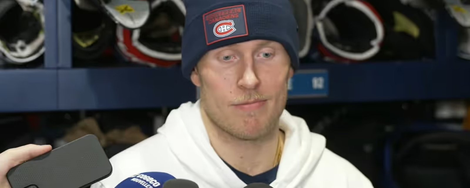 Patrik Laine shares private conversation with therapist about anxiety in Habs’ debut