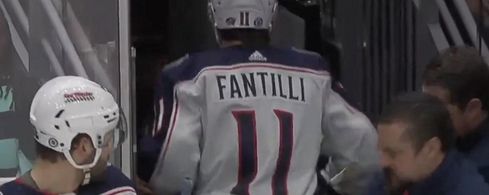Devastating update on rookie Adam Fantilli and his calf laceration