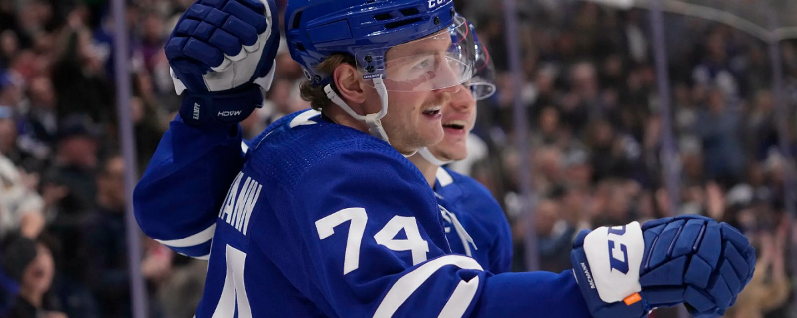 Maple Leafs lose two players to injury on Saturday night.