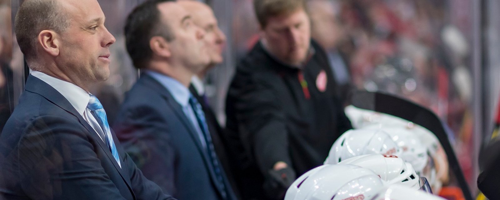 Blashill confirms the Red Wings are down 2 players tonight.