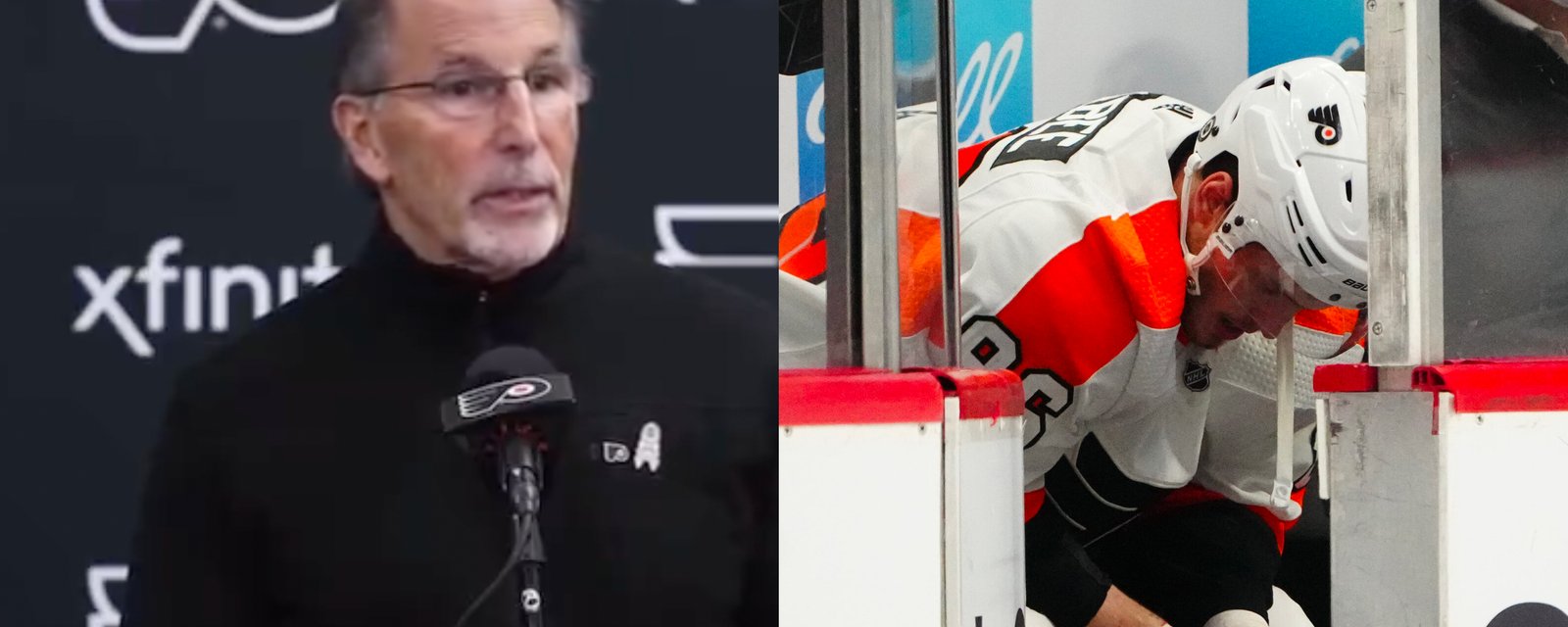 John Tortorella benches one Flyers forward after playing just 56 seconds!