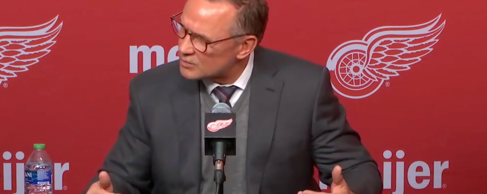 Wings GM Steve Yzerman reveals real reason behind coaching change!