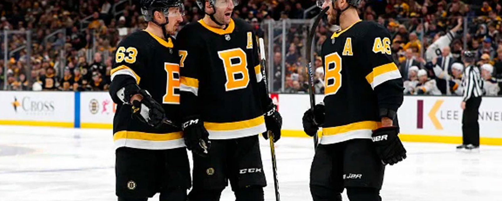 Marchand gets naughty on social media after Bergeron and Krejci signings
