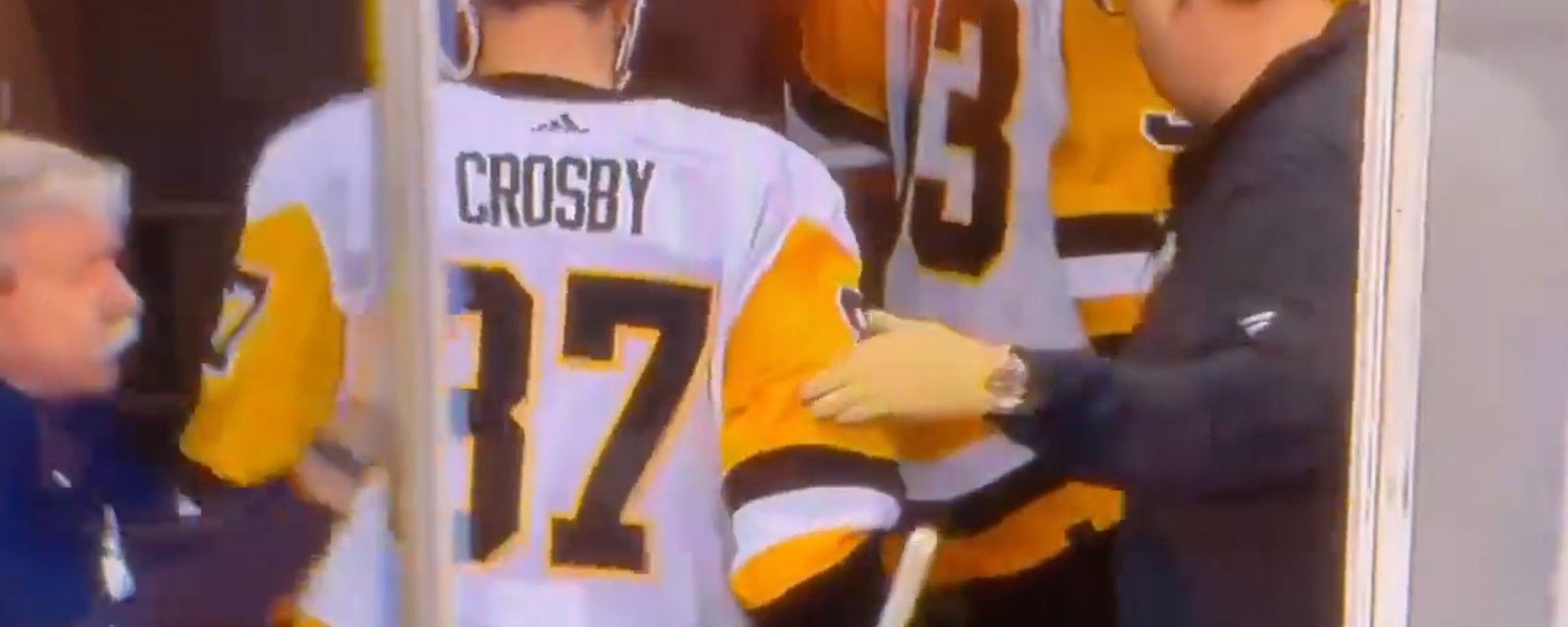 Panic and mayhem set in as Sidney Crosby leaves Game 5