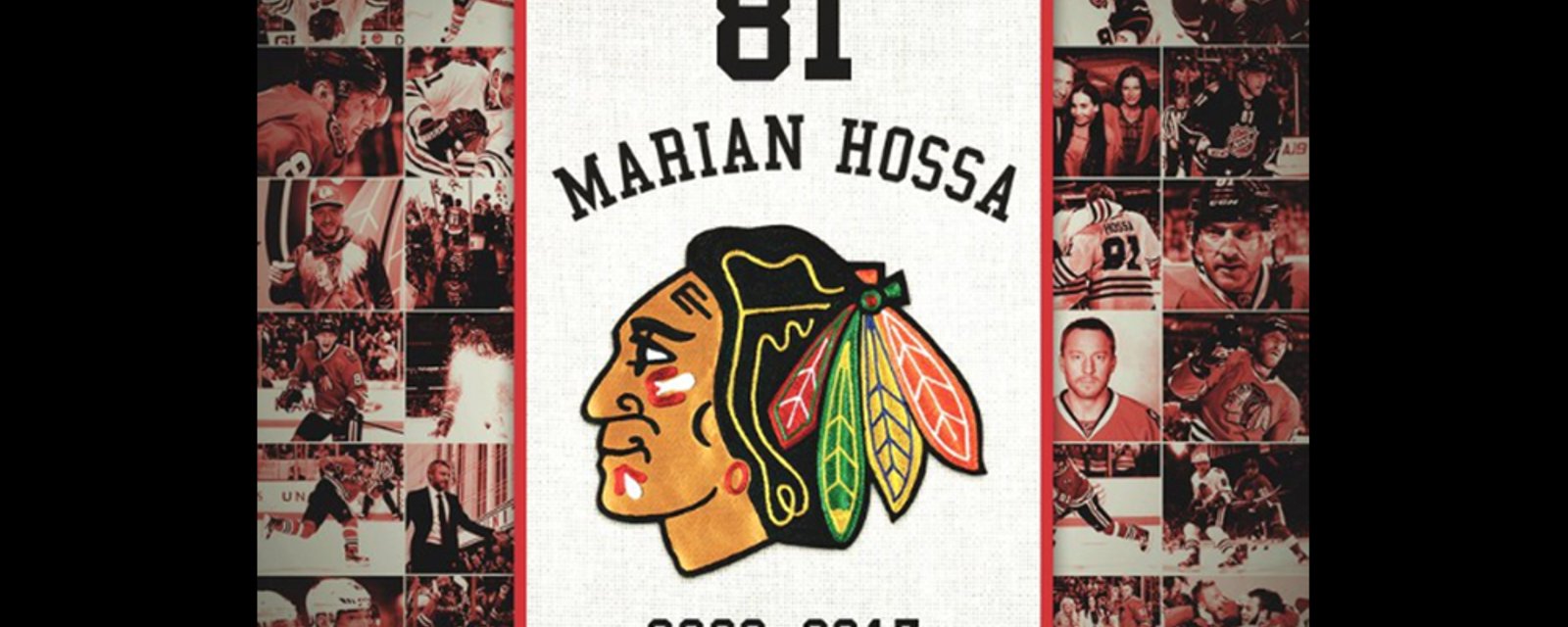 Marian Hossa's #81 to be retired by the Chicago Blackhawks