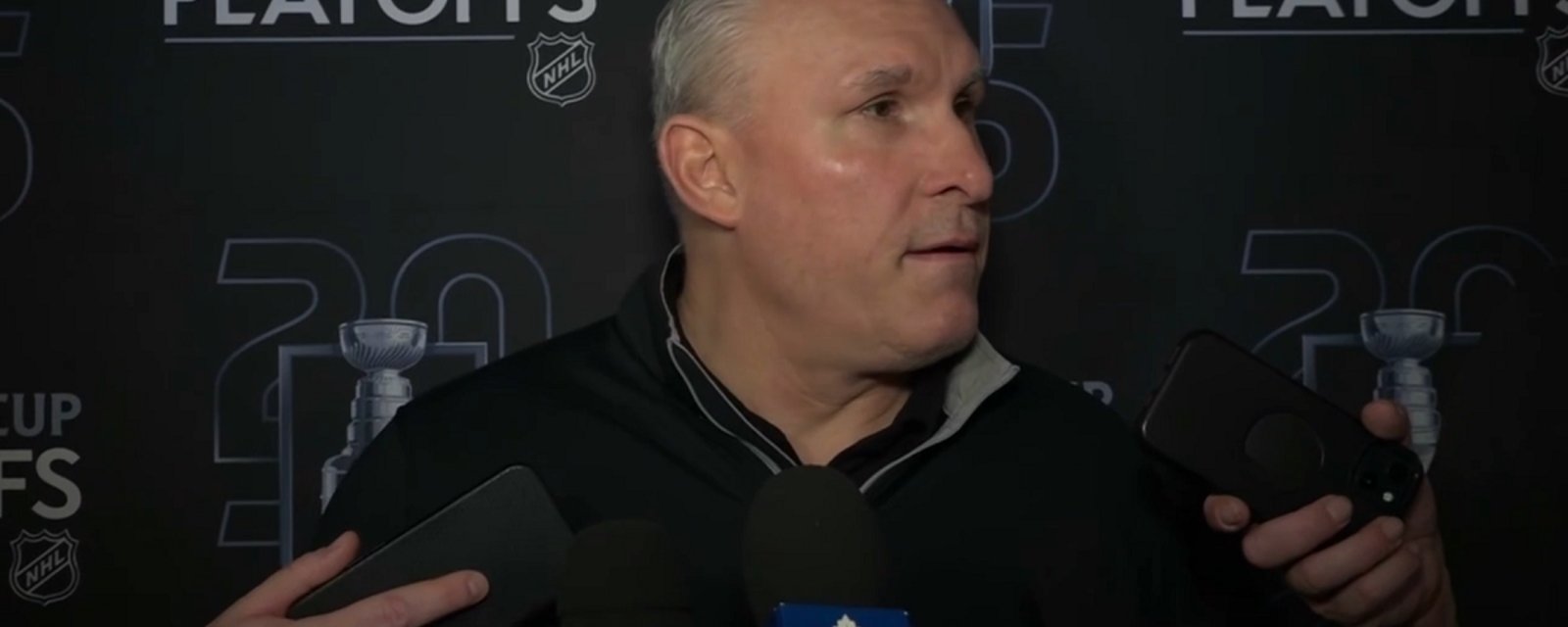 Craig Berube addresses the lack of scoring from Auston Matthews.