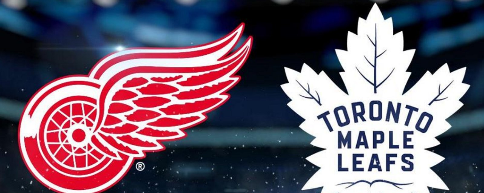 Full lineups for clash between Red Wings and Maple Leafs.