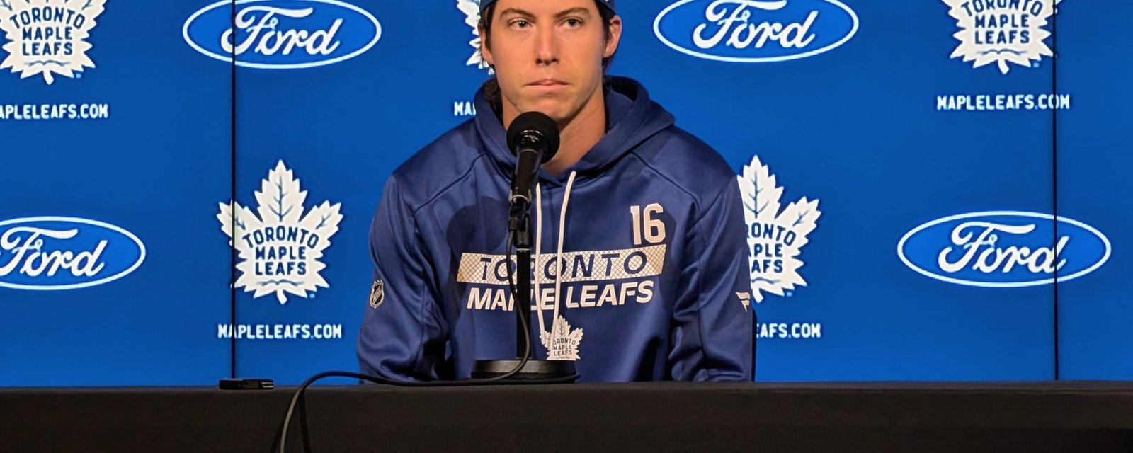 Mitch Marner immediately shuts down in press conference on Leafs’ opening day of camp