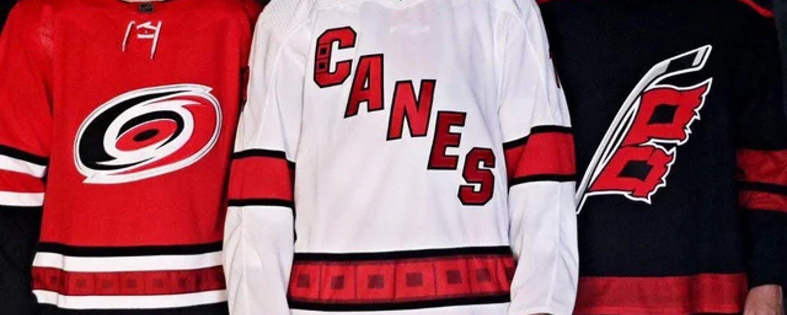 Hurricanes make questionable jersey change and fans strongly react