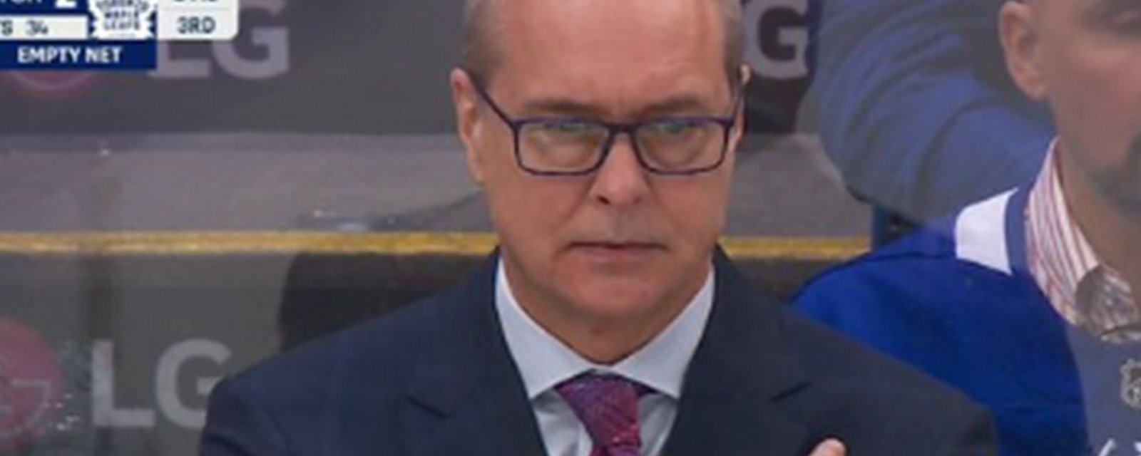 Paul Maurice takes a hilarious jab at the referees late in Game 1