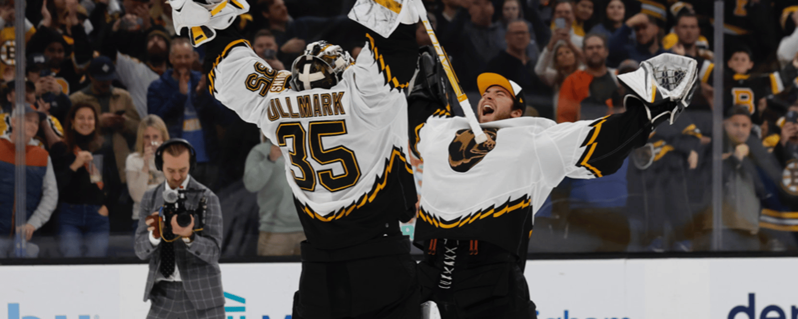 Bruins goaltenders debut amazing new gear for centennial season 