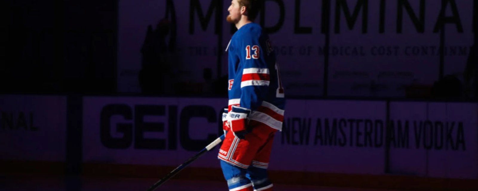 Rangers’ Alexis Lafreniere under fire for gesture during American anthem last night