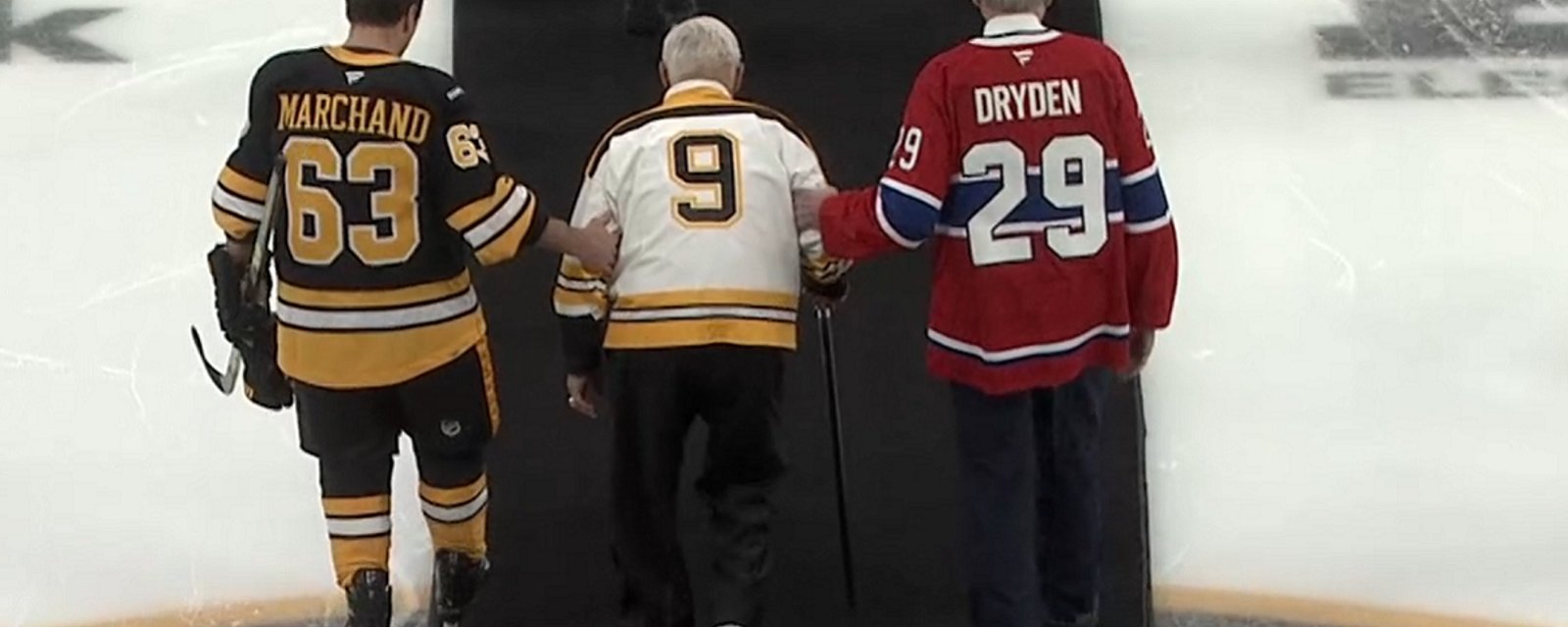 Bruins fans, Marchand, show incredible class ahead of game on Sunday.