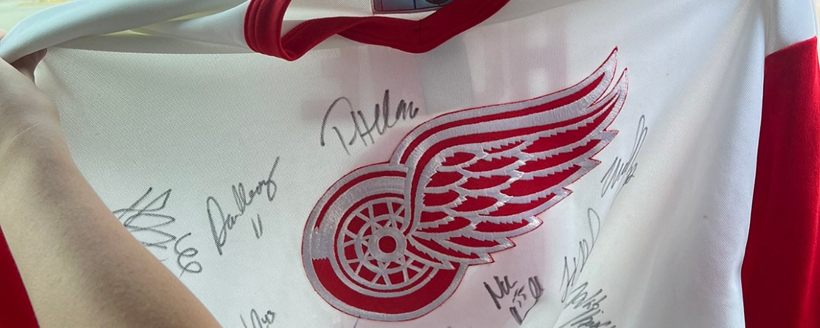 Fan uncovers Red Wings treasure at unlikely location.