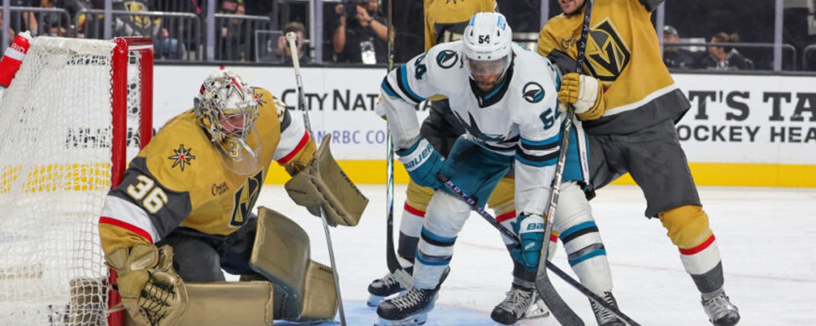 Golden Knights, Sharks trade jabs on social media 