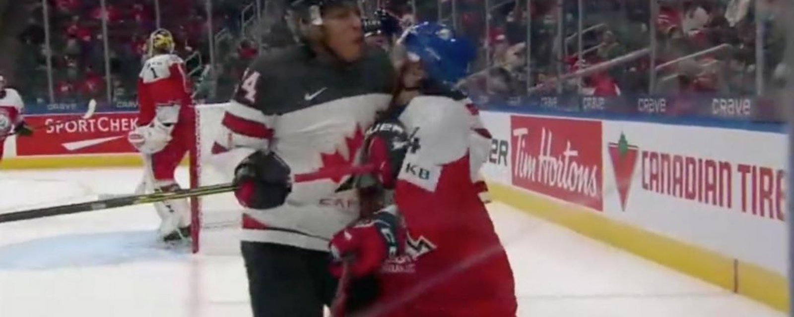 Team Canada without Sourdif for tonight’s game
