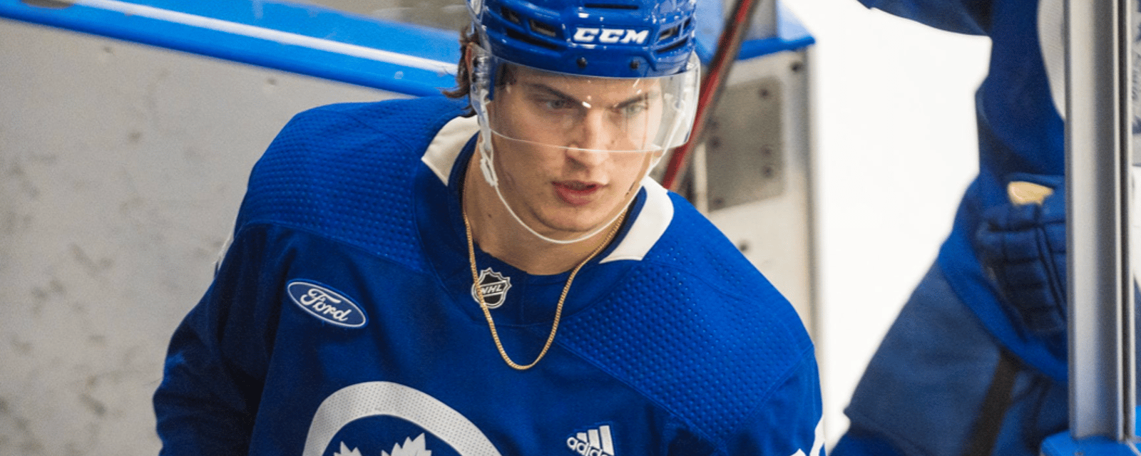 Auston Matthews has words for Matthew Knies 