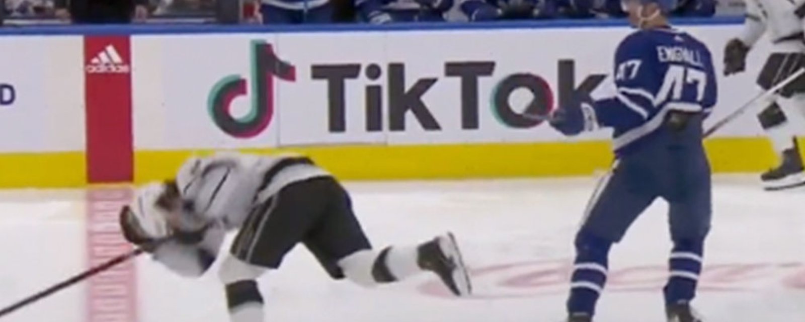 Engvall ejected after cracking Durzi in the head with his stick