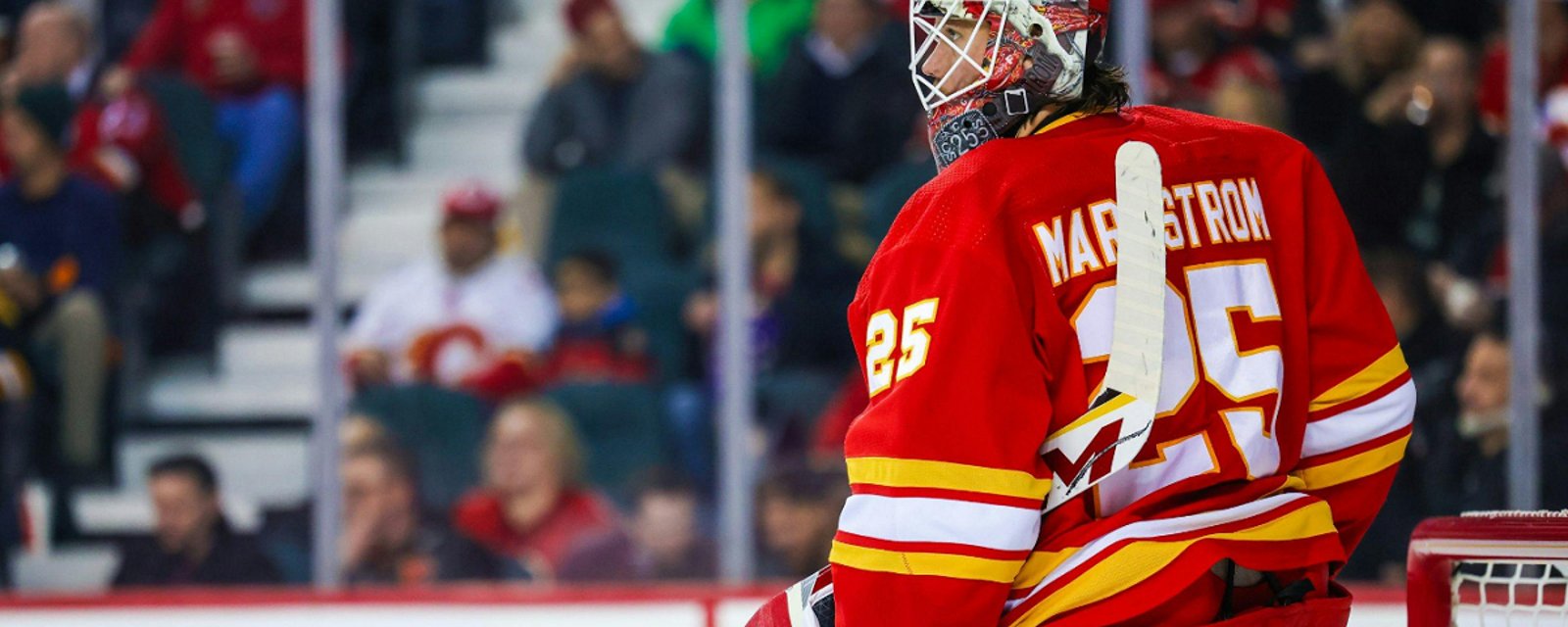 Flames sit Jacob Markstrom amidst buzz of trade rumors.
