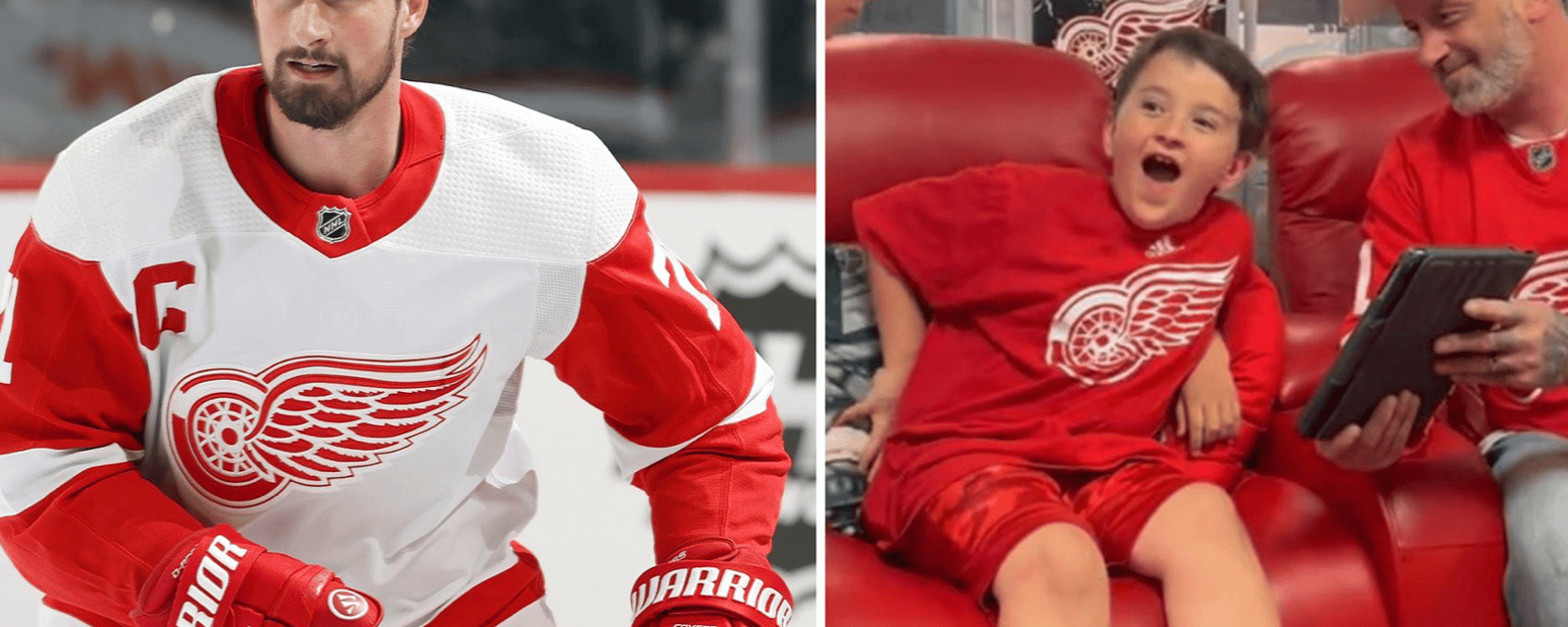 Dylan Larkin gives young fan thrill of a lifetime 