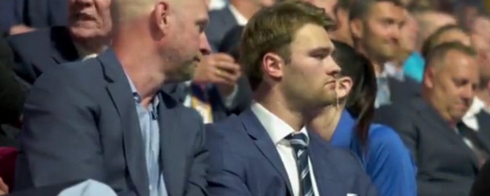 Simon Wright shared powerful words with his son as he fell in the draft.
