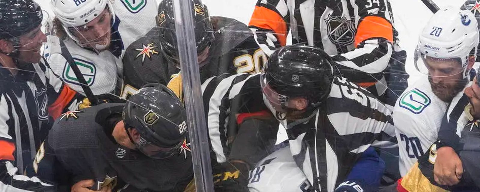 Golden Knights literally steal from the Canucks!