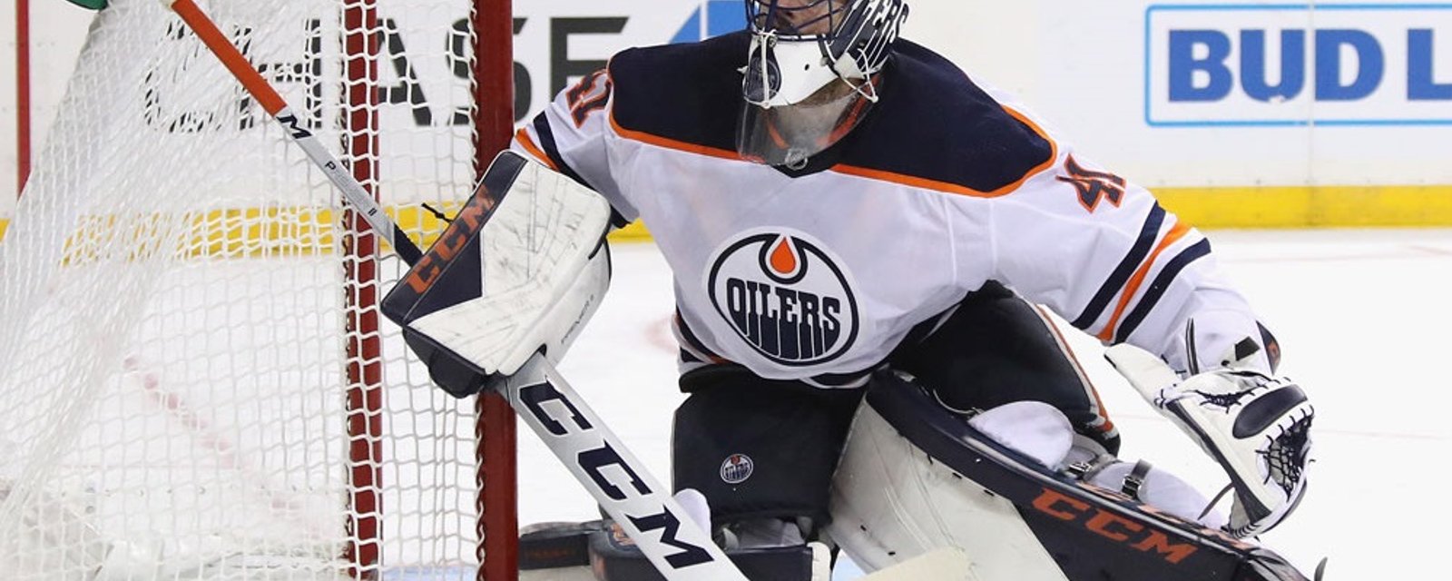 Oilers forced to call up emergency goalie with Mike Smith injured again.