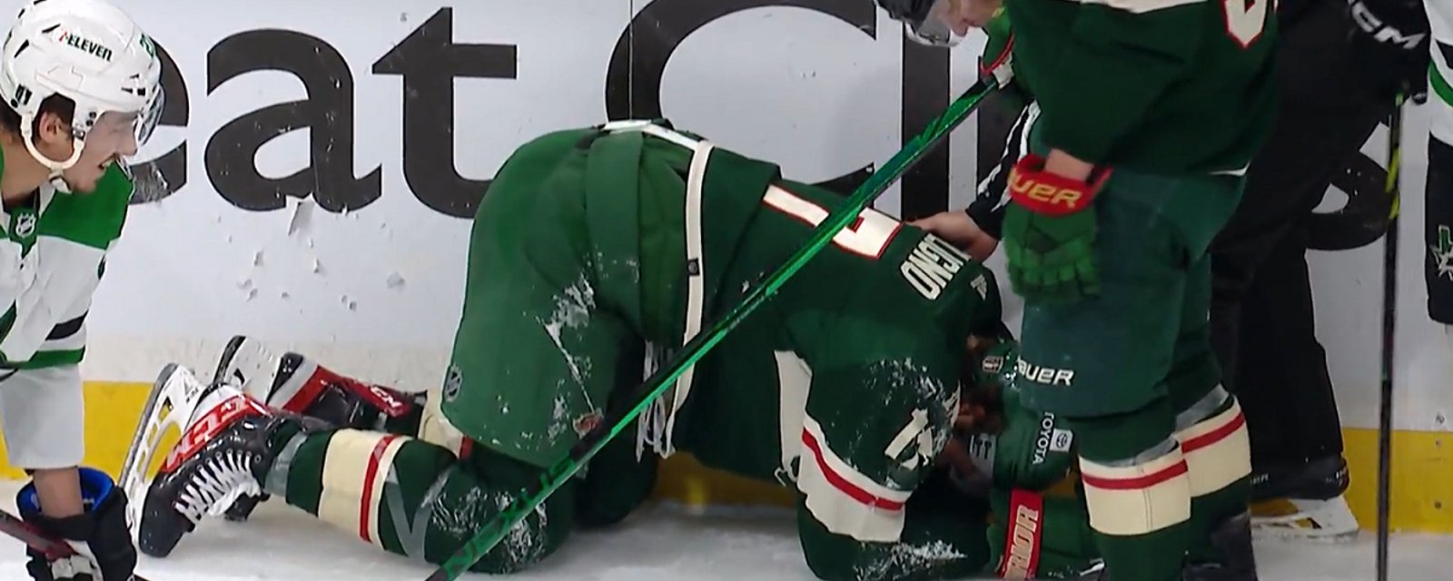 Wild victims of a brutal call by NHL officials in Game 4.