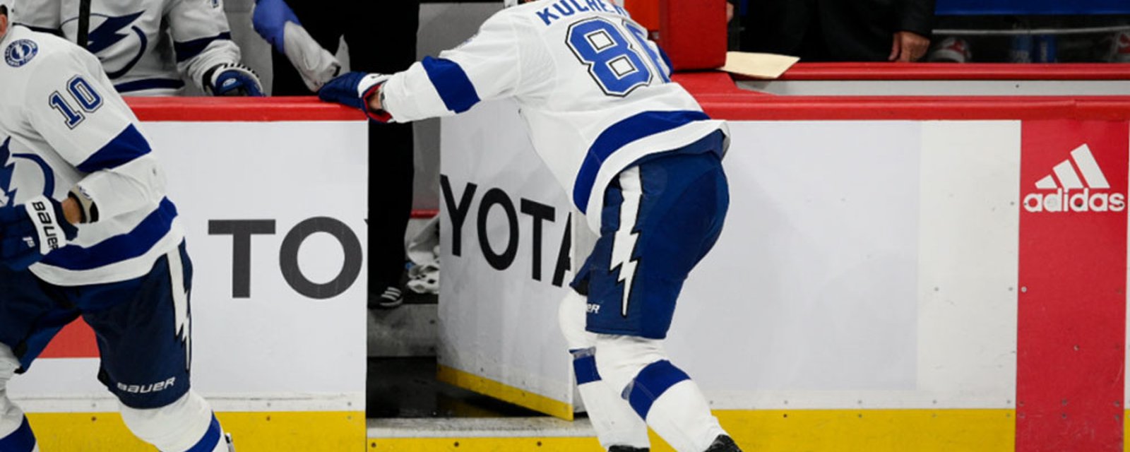 It's official, Kucherov out long-term for the Lightning