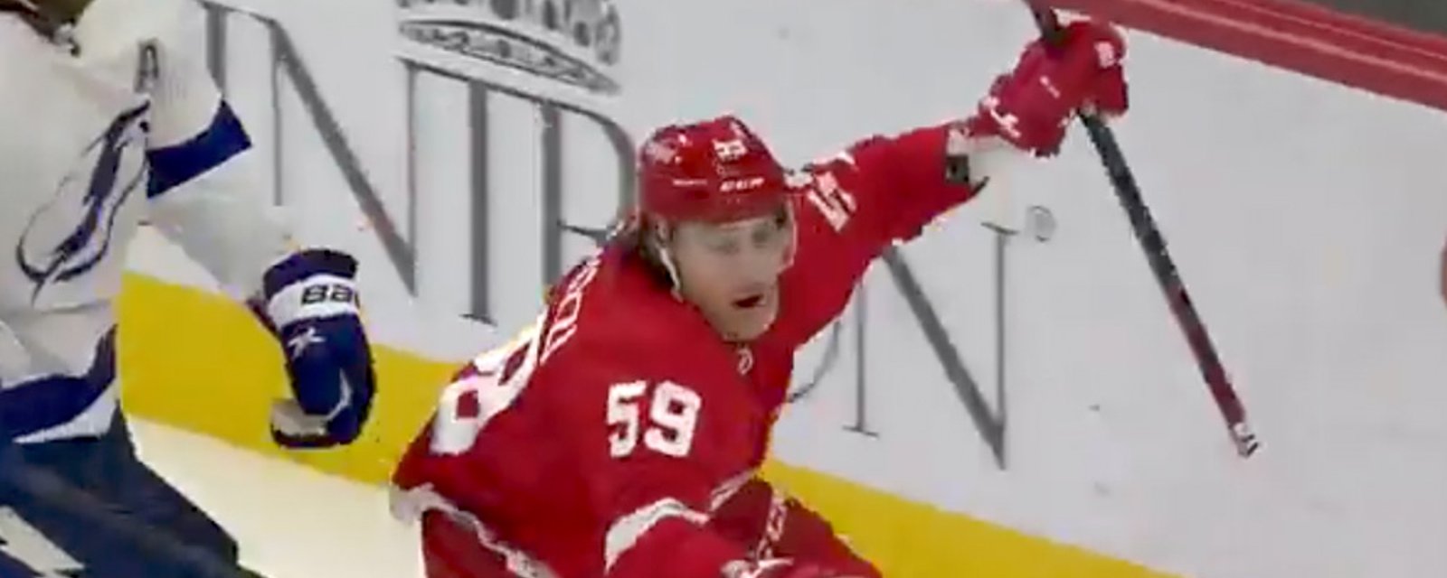Tyler Bertuzzi dangles past two Lightning players to score sick goal (VIDEO)