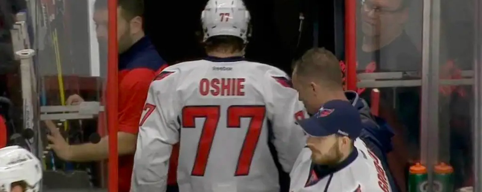 T.J. Oshie has left the Capitals