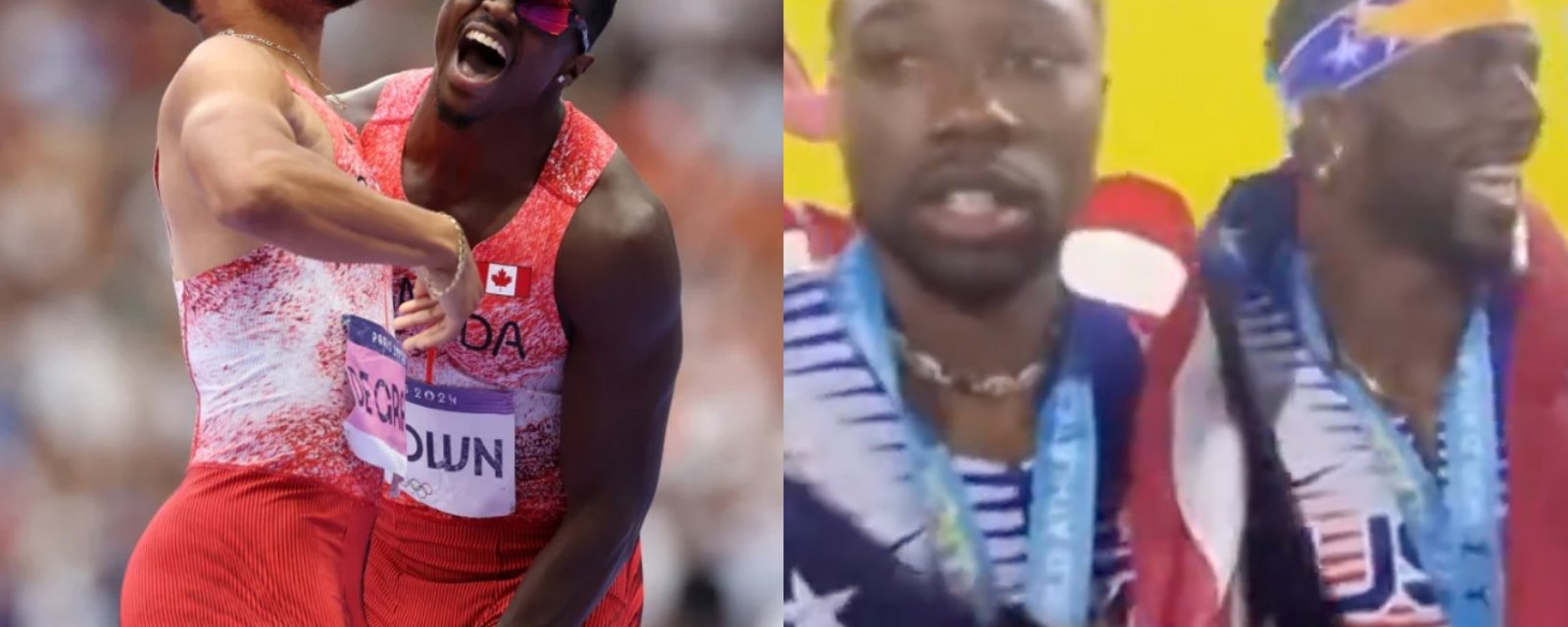 American sprinters insulted Canada prior to the 4x100 relay and karma hit hard