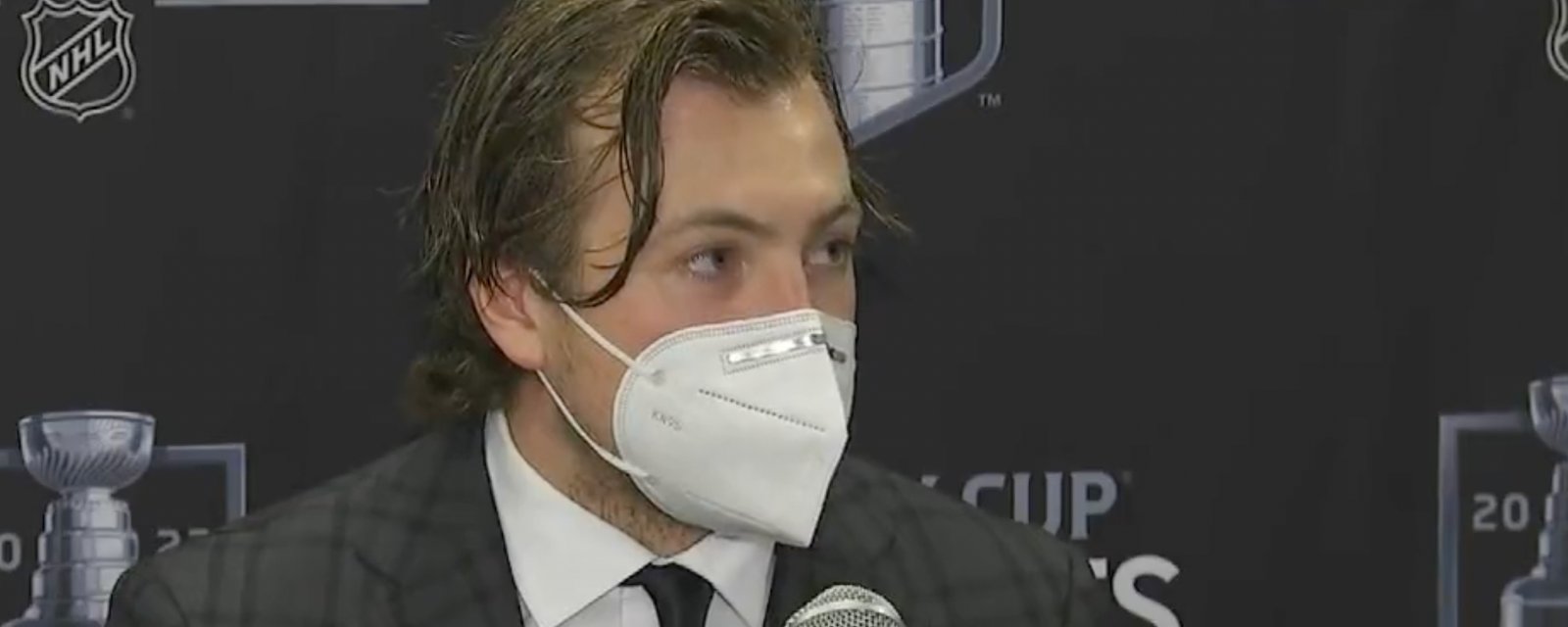 Charlie McAvoy declines to explain controversial return for Bruins’ Game 5