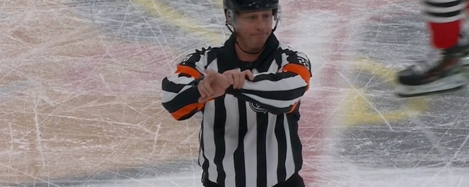 ICYMI NHL referee caught on hot mic telling player to “Shut the F