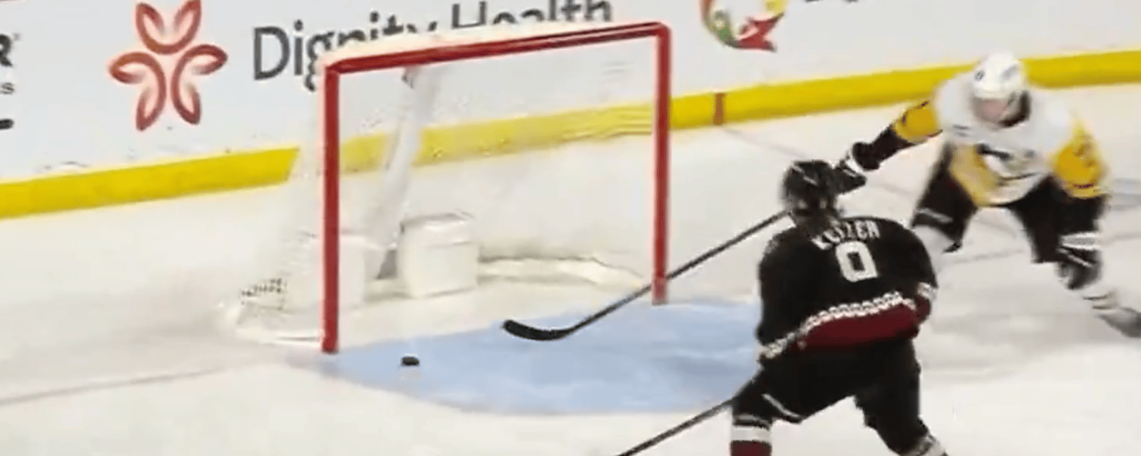 Penguins humiliate themselves with own-goal on delayed penalty