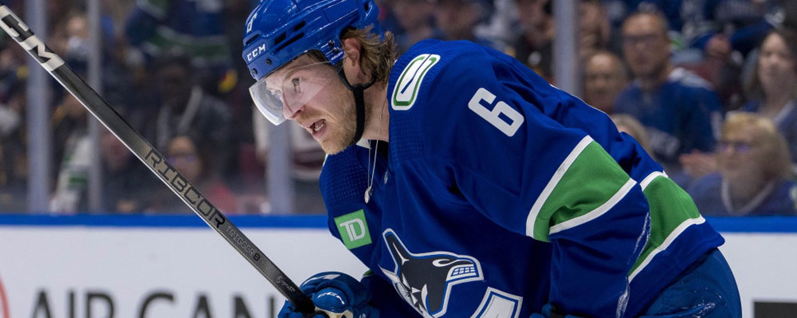 It's official, Brock Boeser is done for the rest of the playoffs
